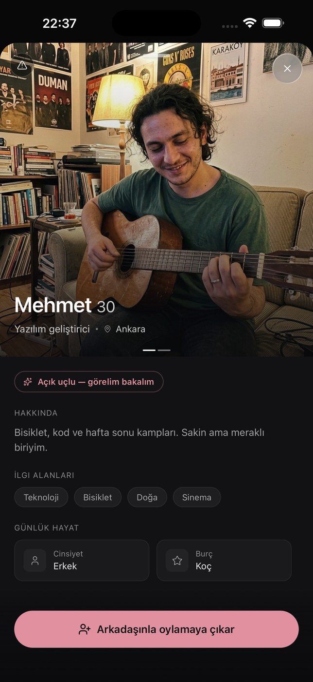 Arkadaşına aday öner